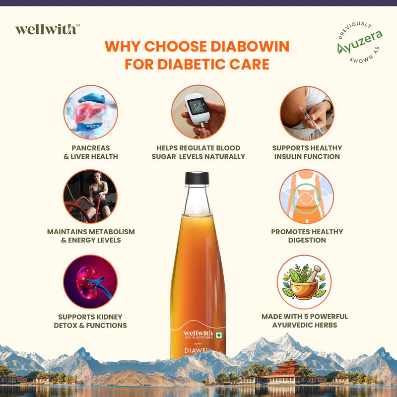 Sea Buckthorn DiaWell 300ml WellWith Ayuzera