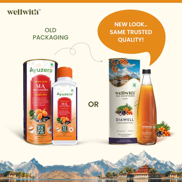 Sea Buckthorn DiaWell 300ml WellWith Ayuzera
