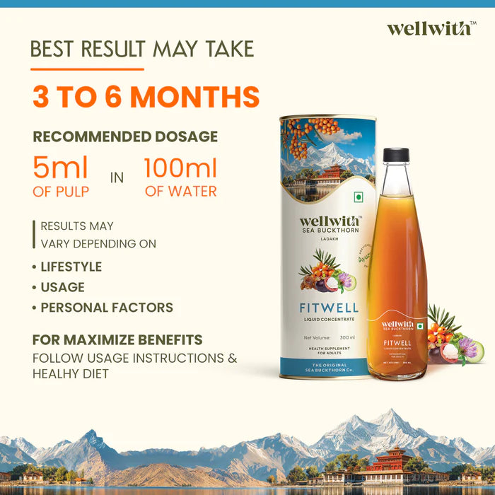 Sea Buckthorn FitWell 300ml WellWith Ayuzera
