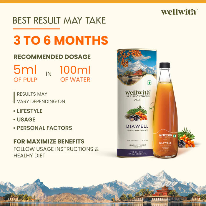 Sea Buckthorn DiaWell 300ml WellWith Ayuzera