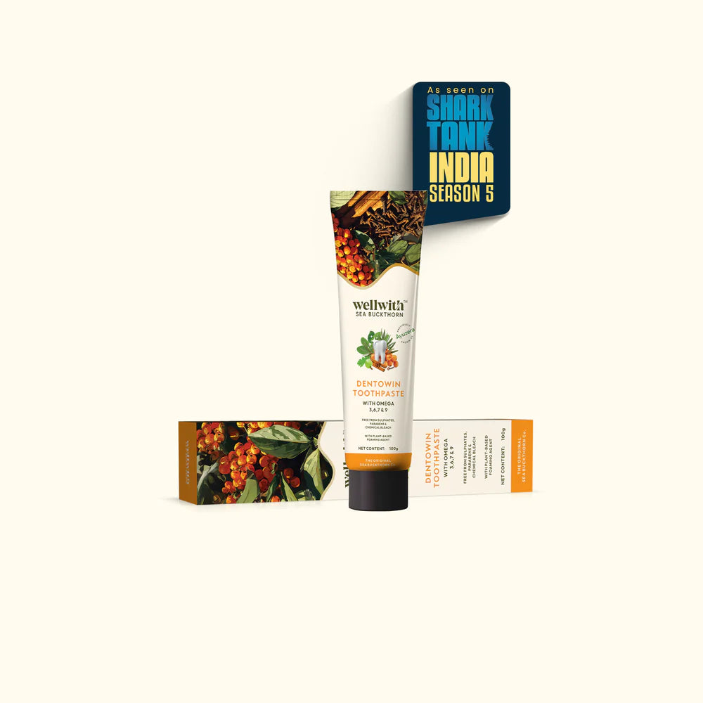 Dentowin Sea Buckthorn Herbal Toothpaste WellWith Ayuzera