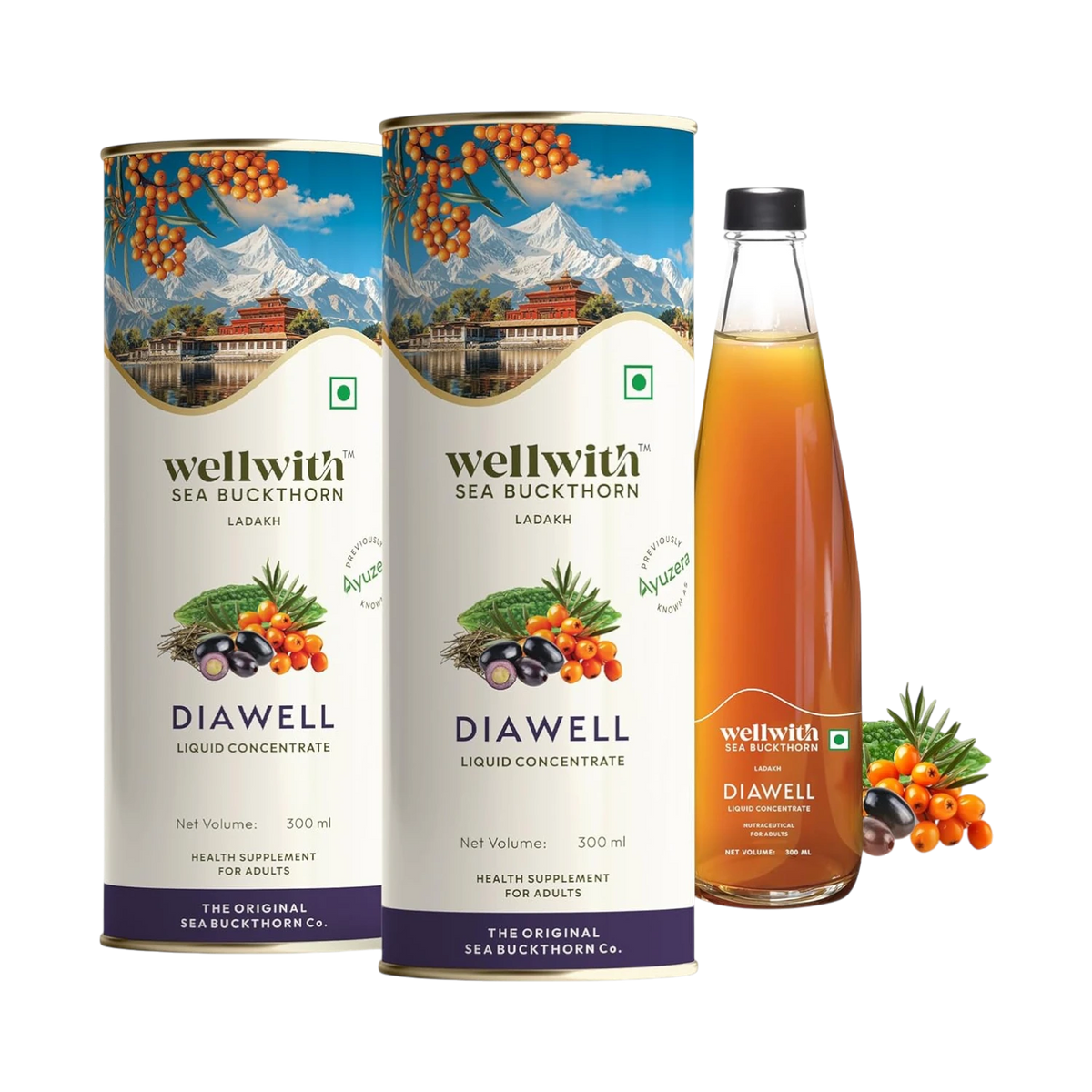 Sea Buckthorn DiaWell 300ml WellWith Ayuzera