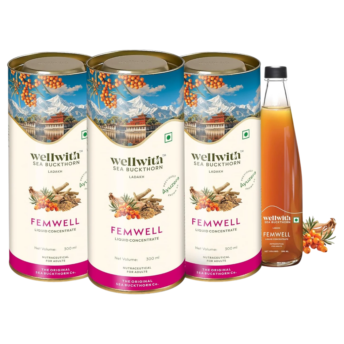 Sea Buckthorn FemWell 300ml WellWith Ayuzera