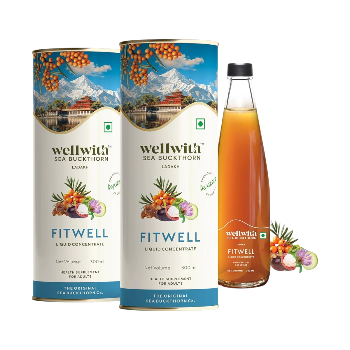 Sea Buckthorn FitWell 300ml WellWith Ayuzera