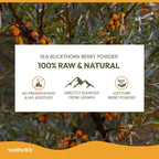 Sea Buckthorn Dry Berry Powder - WellWith Ayuzera