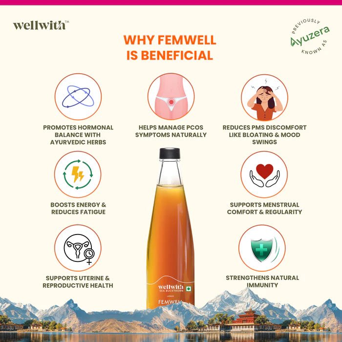 Sea Buckthorn FemWell 300ml - WellWith Ayuzera
