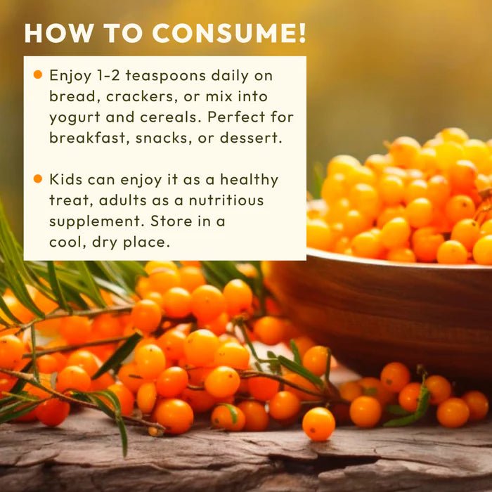 Sea Buckthorn Jam - WellWith Ayuzera
